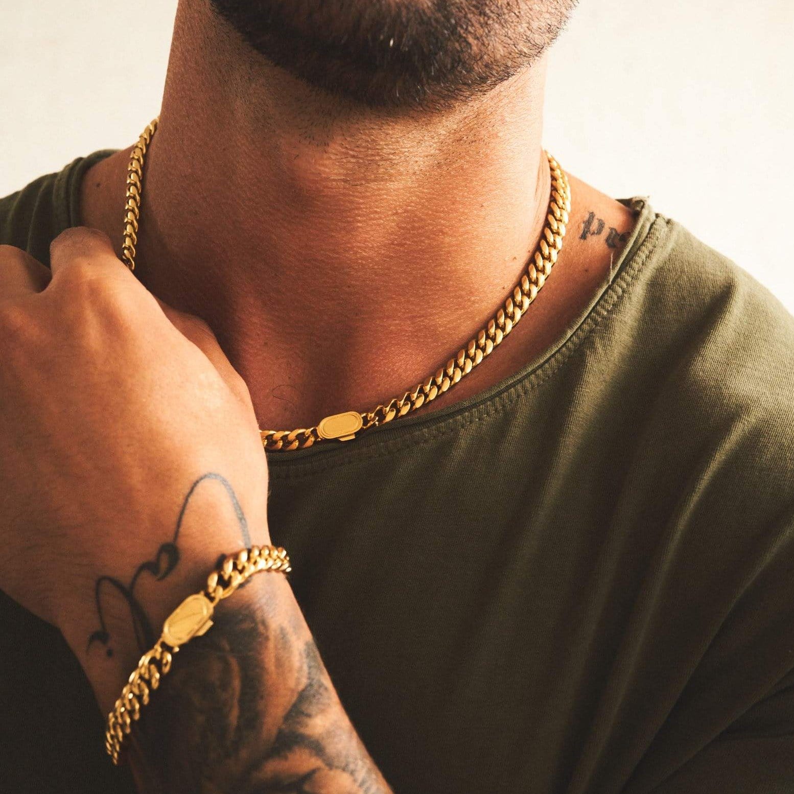 日本未入荷 CRAFTD London CUBAN 8mm SET Silver 8MM Cuban Link Chain | CRAFTD London