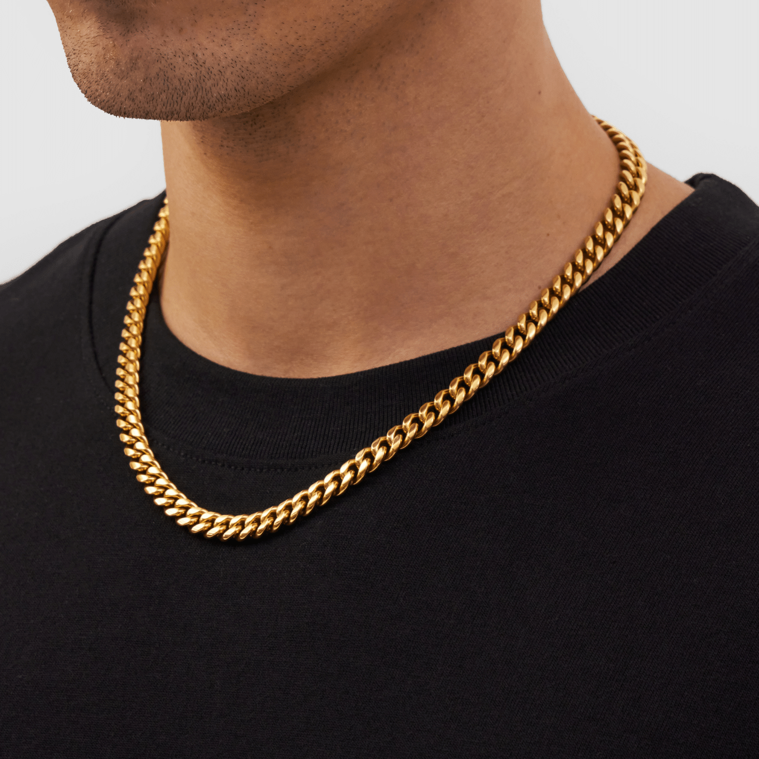 日本未入荷 CRAFTD London CUBAN 8mm SET 8MM Cuban Link Bracelet | Gold | CRAFTD London